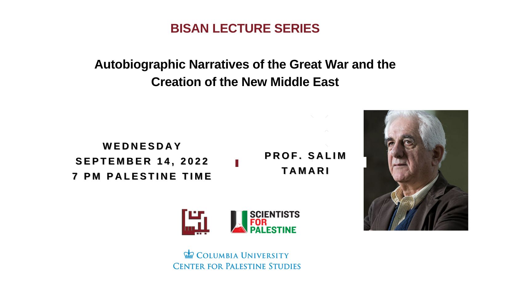 The First Bisan Lecture Webinar Of The New Academic Year The First Bisan Lecture Webinar Of The New Academic Year